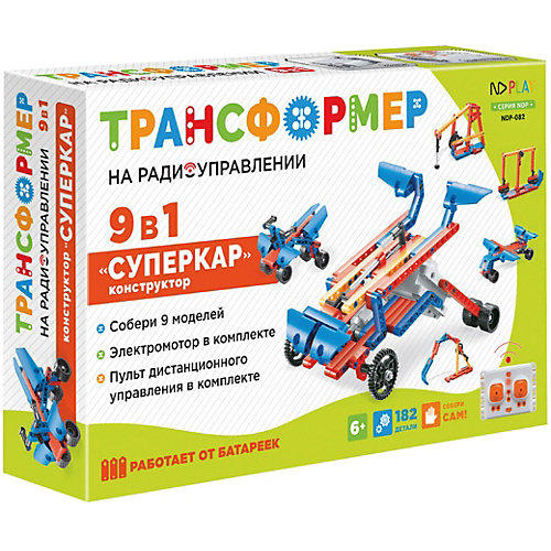 Набор для робототехники ND Play Трансформер "Суперкар" 9 в 1 от ND Play