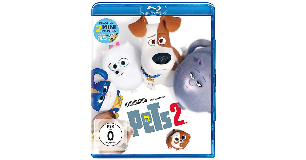 BLU-RAY Pets 2, 1 Blu-ray Disc Hörbuch
