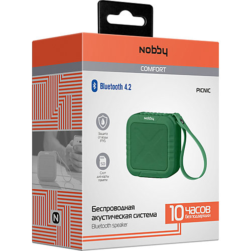 Аудиоколонка Nobby Comfort Picnic, хаки