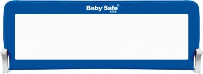Барьер для кроватки Baby Safe, 180х42 см, синий