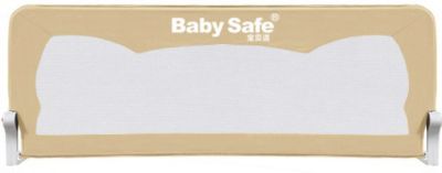 Барьер для кроватки Baby Safe Ушки, 150х42 см, бежевый