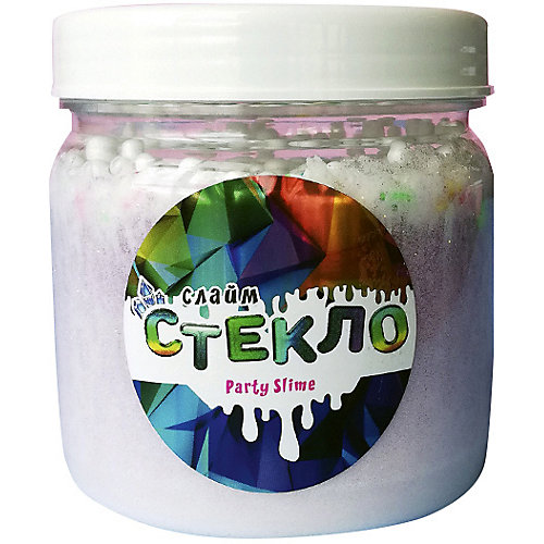 Слайм Party Slime XXL, конфетти от Стекло