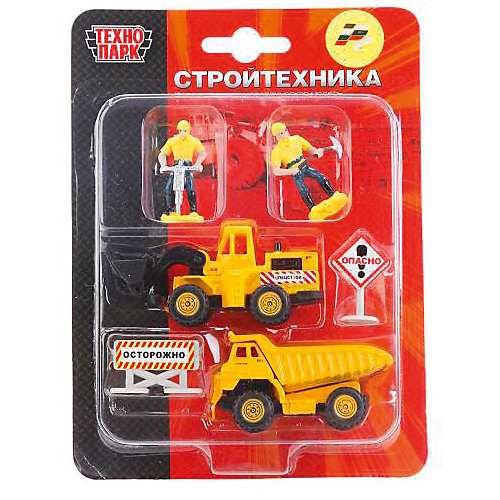 Игровой набор Технопарк Стройка с аксессуарами от ТЕХНОПАРК