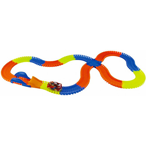 Гибкий трек 1Toy с машинкой, 206 деталей от 1Toy