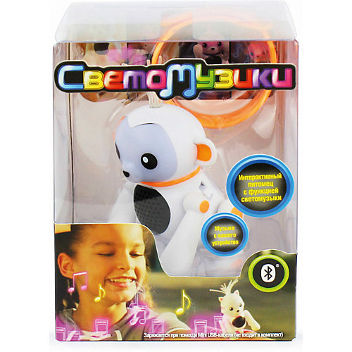 Интерактивная игрушка 1Toy "Светомузики" Обезьянка от 1Toy
