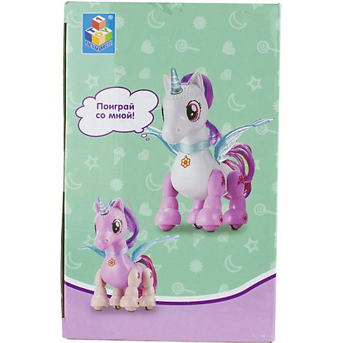 Интерактивная игрушка 1Toy Robo Pets Робо-единорог, розовый от 1Toy
