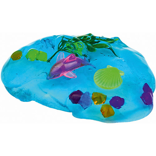 Слайм 1Toy "мелкие пакости" Мяшка с кристаллами и дельфинами от 1Toy