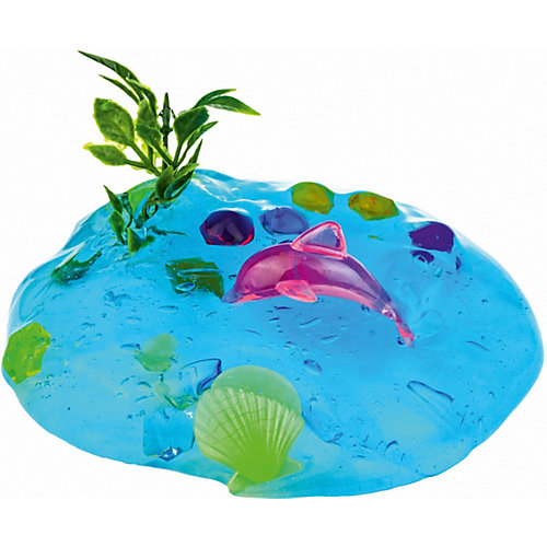 Слайм 1Toy "мелкие пакости" Мяшка с кристаллами и дельфинами от 1Toy