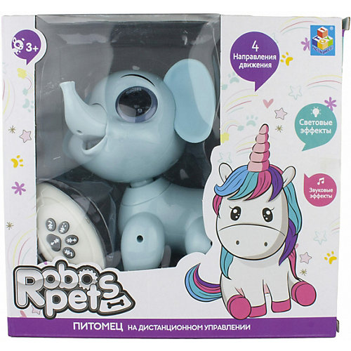 Интерактивная игрушка 1Toy Robo Pets Слоник Фанти от 1Toy