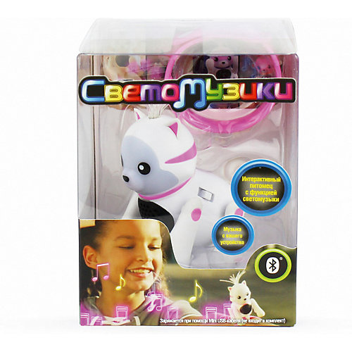Интерактивная игрушка 1Toy "Светомузики" Котёнок от 1Toy