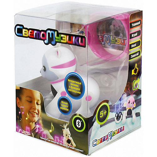 Интерактивная игрушка 1Toy "Светомузики" Котёнок от 1Toy