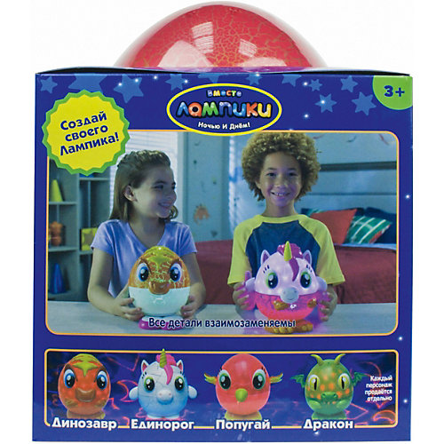 Ночник 1Toy "Лампики" Попугай, 6 деталей от 1Toy