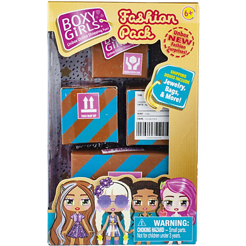 Игровой набор 1Toy Boxy Girls 4 посылки с сюрпризами для кукол от 1Toy