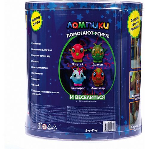Ночник 1Toy "Лампики" Единорог, 9 деталей от 1Toy