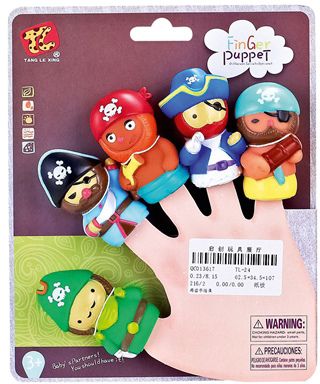 Пальчиковый театр Finger Puppets "Пираты", 5 шт