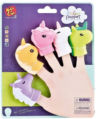 Пальчиковый театр Finger Puppets "Единорог", 5 шт