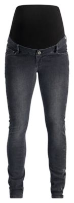 Umstandsjeans Skinny Fit Washed Black black denim Gr. 33 Damen Kinder