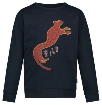 Langarmshirt dunkelblau Gr. 110 M�dchen Kleinkinder