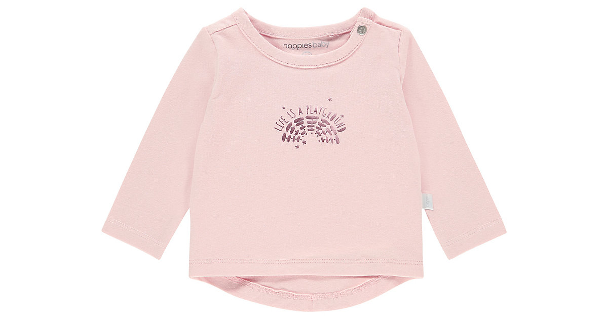 Baby Langarmshirt rosa Gr. 50 Mädchen Baby