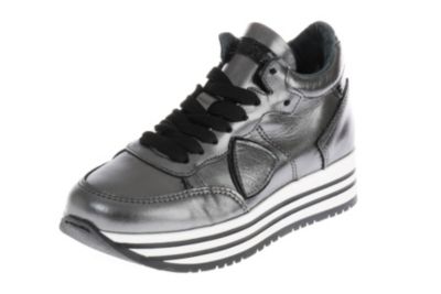 Sneakers H1151 Sneakers Low silber Gr. 37 Mdchen Kinder