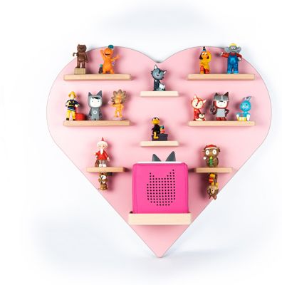 Wandregal die Hörspielbox Herz, rosa Kinder