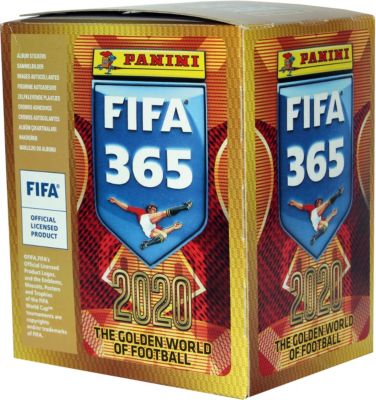 Бокс с наклейками Panini FIFA 365 - 2020, 50 пакетиков