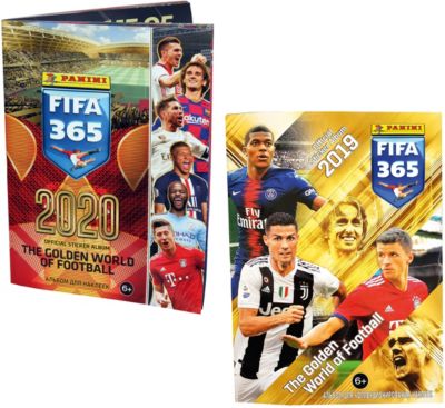Альбом Panini  FIFA 365-2020 и Альбом Panini FIFA 365-2019