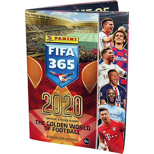 Наклейки Panini FIFA 365 - 2020, в пакетике 5 наклеек от Panini