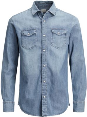 Джинсовая рубашка Jack & Jones