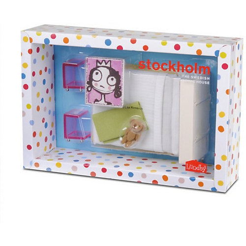 Мебель для домика Lundby Стокгольм "Спальня" от Lundby