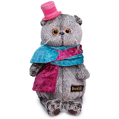 Мягкая игрушка Budi Basa Кот Басик в бархатном кашне, 30 см от Budi Basa
