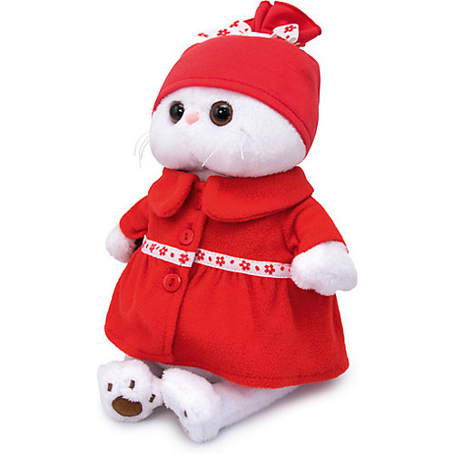 Мягкая игрушка Budi Basa Кошечка Ли-Ли в красном пальто, 27 см от Budi Basa