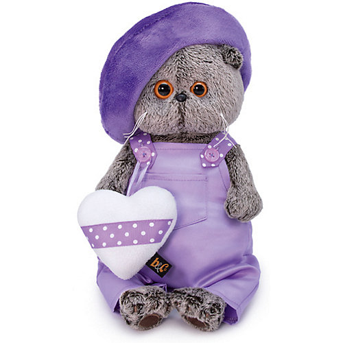 Мягкая игрушка Budi Basa Кот Басик в лиловом, 25 см от Budi Basa