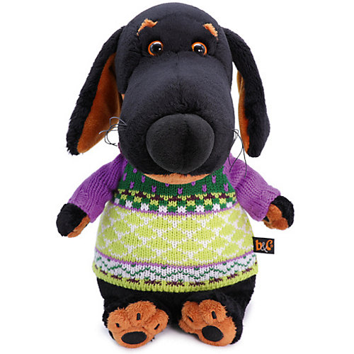 Мягкая игрушка Budi Basa Собака Ваксон Ваксон в свитере, 25 см от Budi Basa