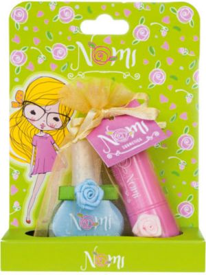 Детская декоративная косметика Nomi Bubble gum, бальзам и лак