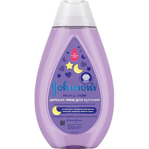 Пена для купания Johnson's baby перед сном 300 мл