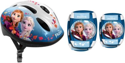 Kinder Fahrrad Helm Frozen Eiskönigin Elsa Anna Olaf Sicherheitshelm Schutzhelm 