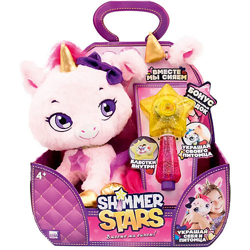 Плюшевый единорог "SHIMMER STARS", 20см, 1/4 от Shimmer Stars