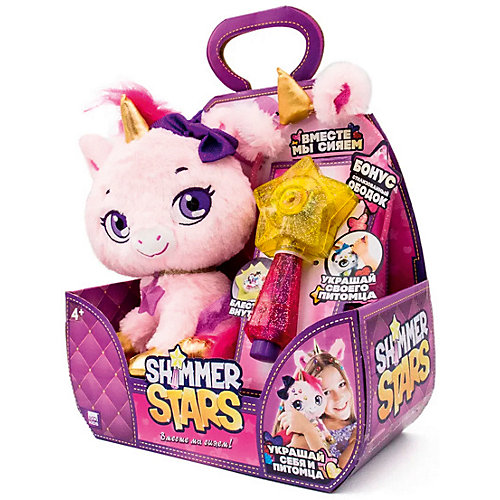 Плюшевый единорог "SHIMMER STARS", 20см, 1/4 от Shimmer Stars