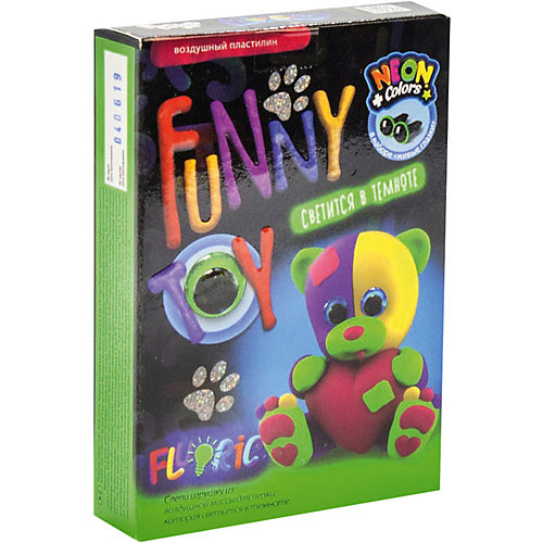 Набор для творчества Danko Toys Воздушный пластилин Neon Мишка от Danko Toys
