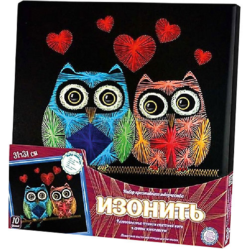 Набор для творчества Danko Toys Вышивка изонитью "Совушки" от Danko Toys