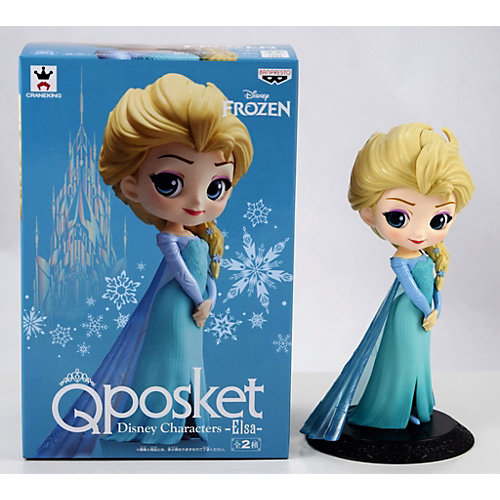 Фигурка Bandai Q Posket Disney Characters Эльза в обычной цветовой версии, BDQ3 от BANDAI
