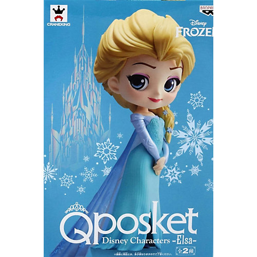 Фигурка Bandai Q Posket Disney Characters Эльза в обычной цветовой версии, BDQ3 от BANDAI