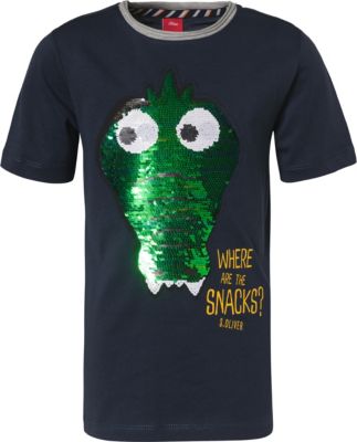 S.Oliver Baby-Jungen T-Shirt – Aus 100% Baumwolle, Mit Schulterknöpfen Für Leichtes Anziehen, Gestreift
