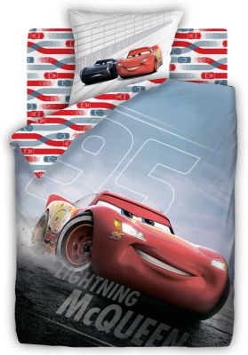 Детское постельное белье 1,5 сп Непоседа "Тачки" панно Lighting McQueen
