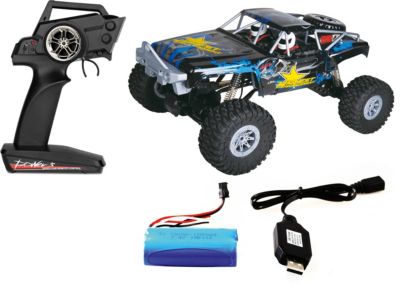 Double Bridge Crawler, brushed, 1:10, 2,4GHz, RTR schwarz