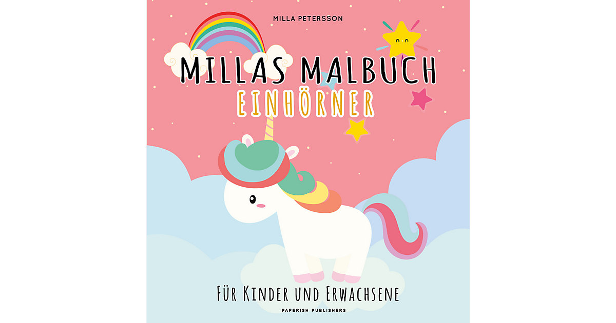 Buch - Millas Malbuch: Einhörner