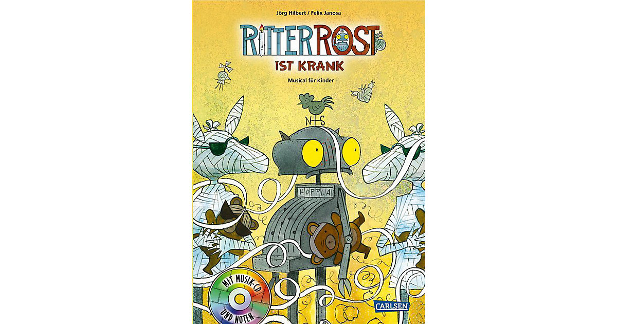Buch - Ritter Rost ist krank, Band 10 mit Audio-CD