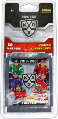 Блистер с наклейками Panini КХЛ сезон 2019-20, 6 пакетиков