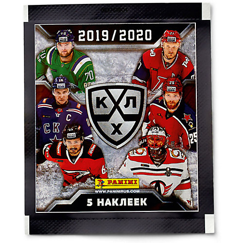 Наклейки Panini КХЛ сезон 2019-20, 5 наклеек от Panini